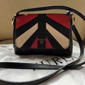 Furla leather cross body bag